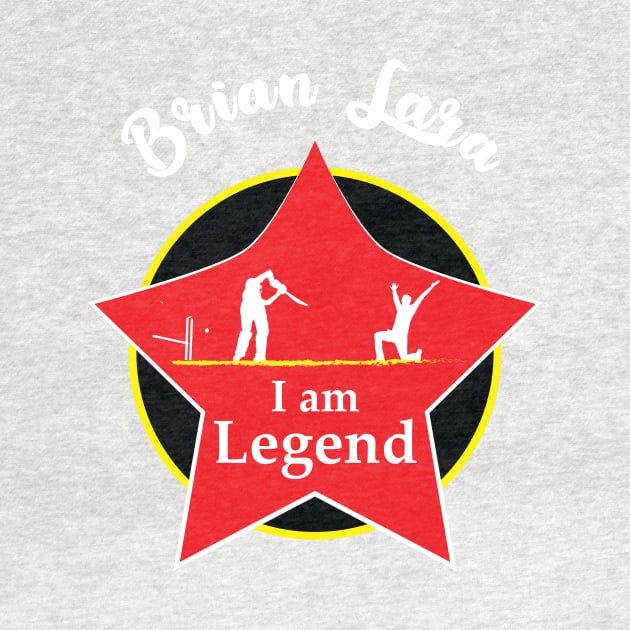 Brian Lara - I am Legend T-Shirt by VectorPB